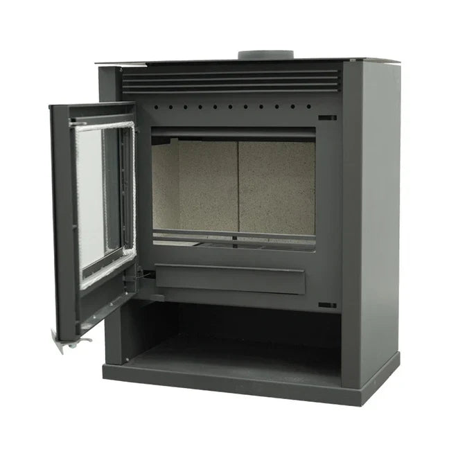 Poêle à bois BELLEZA RUBIN LUX Noir 13kW (max 21 kW)
