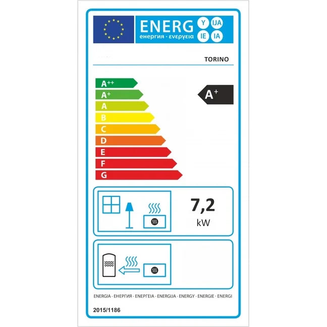 Poêle à bois - BELLEZA TORINO - 7.2kW