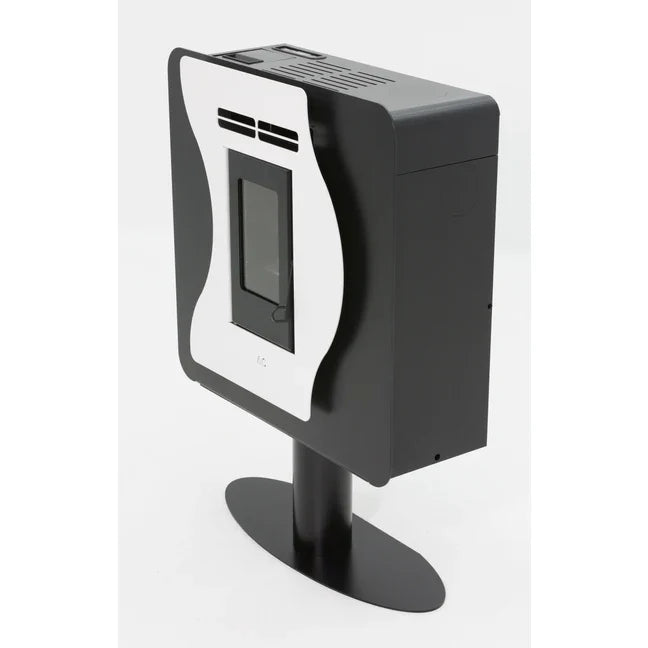 Poêle à Granulés Etanche EMAFLAM LUNA BLANC 5.6 kW