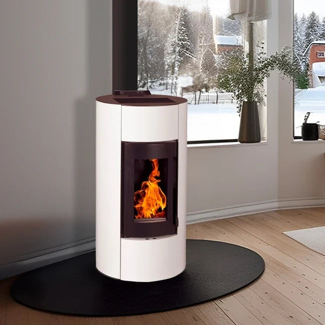 Pack promo : Poêle à  Granulés Etanche avec Kit ventouse - EMAFLAM ALBA - 11.4 kW