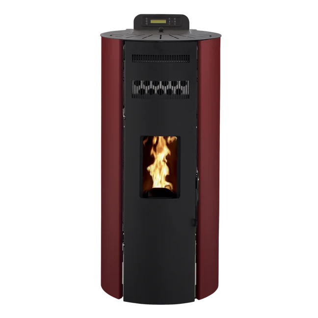 Poêle à Granulés Etanche - EMAFLAM CALIXTE Bordeaux - 12,1 kW